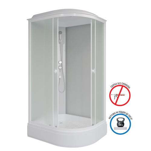 Душевая кабина Niagara Promo P100/70/26L/MT 100х70 асимметричная